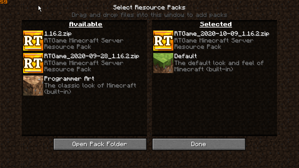 Resource Pack | RTGame Docs